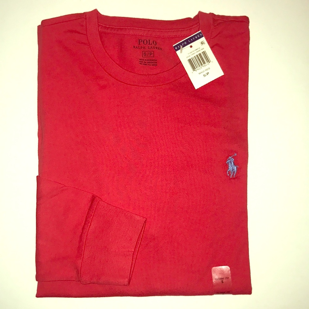 NWT MEN POLO RALPH LAUREN LONG SLEEVE T-SHIRTS